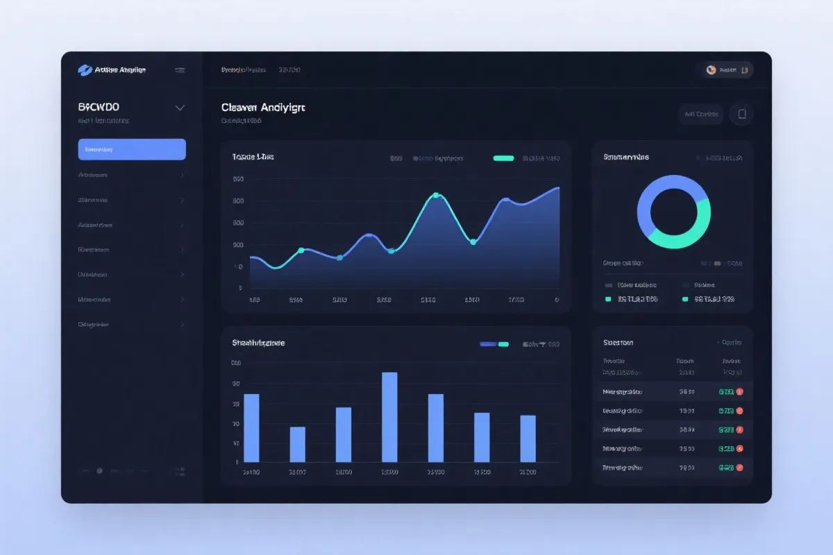 数据分析与可视化示意图